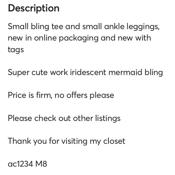 NWT VS PINK SMALL RARE BLING SET - Picture 7 of 8